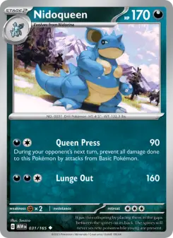 Pokémon-Karte Nidoqueen 031/165