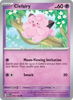 Pokémon-Karte Clefairy 035/165