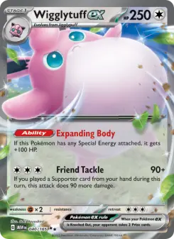Pokémon-Karte Wigglytuff ex 040/165