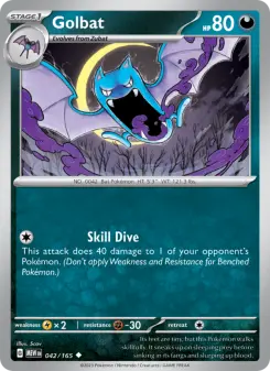 Pokémon-Karte Golbat 042/165
