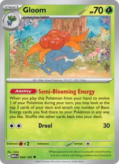 Pokémon-Karte Gloom 044/165