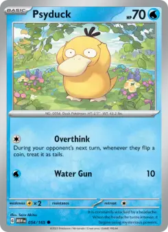 Pokémon-Karte Psyduck 054/165