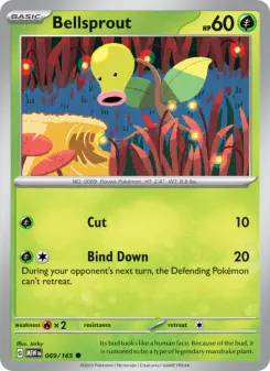 Pokémon-Karte Bellsprout 069/165