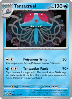 Pokémon-Karte Tentacruel 073/165