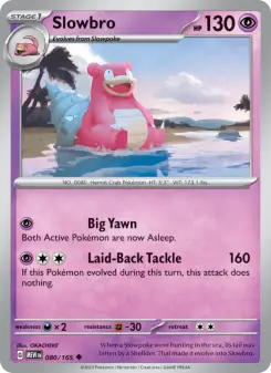 Pokémon-Karte Slowbro 080/165