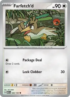 Pokémon-Karte Farfetch'd 083/165