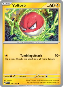 Pokémon-Karte Voltorb 100/165