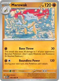 Pokémon-Karte Marowak 105/165