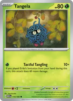 Pokémon-Karte Tangela 114/165