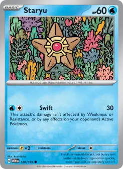 Pokémon-Karte Staryu 120/165