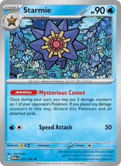 Pokémon-Karte Starmie 121/165