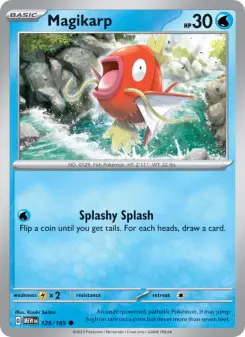 Pokémon-Karte Magikarp 129/165