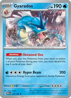 Pokémon-Karte Gyarados 130/165