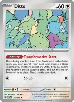 Pokémon-Karte Ditto 132/165