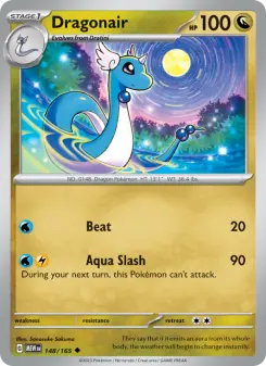 Pokémon-Karte Dragonair 148/165