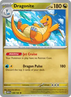 Pokémon-Karte Dragonite 149/165