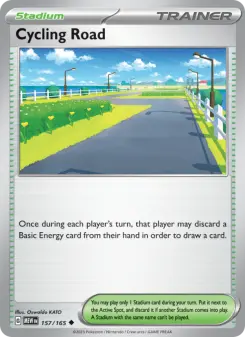 Pokémon-Karte Cycling Road 157/165