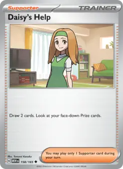 Pokémon-Karte Daisy's Help 158/165