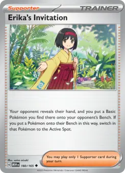 Pokémon-Karte Erika's Invitation 160/165