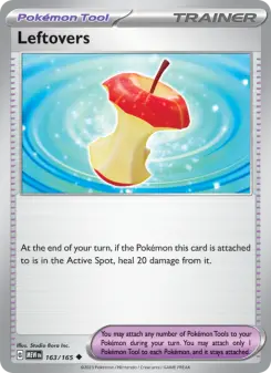 Pokémon-Karte Leftovers 163/165