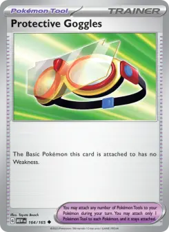 Pokémon-Karte Protective Goggles 164/165
