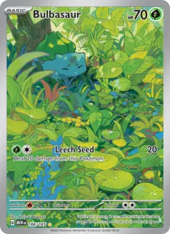 Pokémon-Karte Bulbasaur 166/165