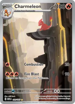 Pokémon-Karte Charmeleon 169/165