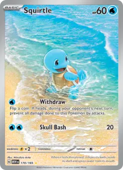 Pokémon-Karte Squirtle 170/165