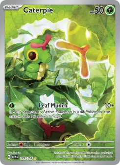 Pokémon-Karte Caterpie 172/165