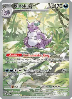 Pokémon-Karte Nidoking 174/165