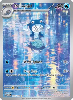 Pokémon-Karte Poliwhirl 176/165