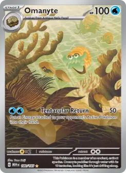 Pokémon-Karte Omanyte 180/165