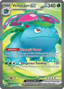 Pokémon-Karte Venusaur ex 182/165