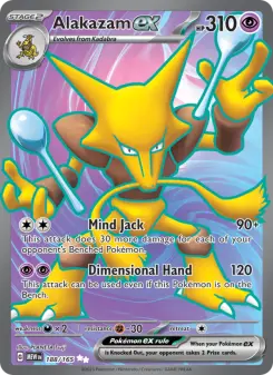 Pokémon-Karte Alakazam ex 188/165