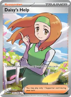 Pokémon-Karte Daisy's Help 195/165