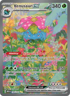Pokémon-Karte Venusaur ex 198/165