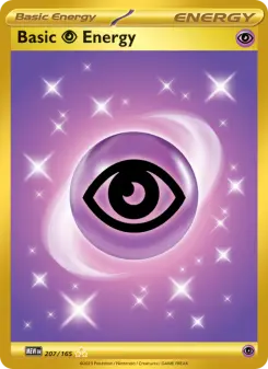Pokémon-Karte Basic Psychic Energy 207/165