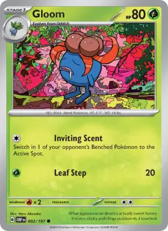 Pokémon-Karte Gloom 002/197