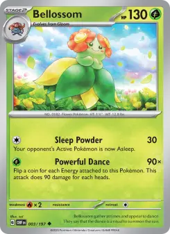 Pokémon-Karte Bellossom 003/197