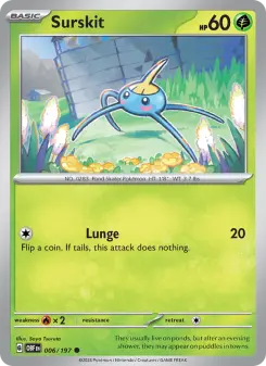 Pokémon-Karte Surskit 006/197