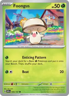 Pokémon-Karte Foongus 009/197