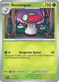 Pokémon-Karte Amoonguss 010/197