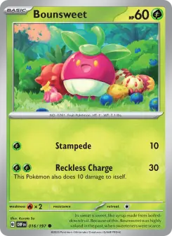 Pokémon-Karte Bounsweet 016/197