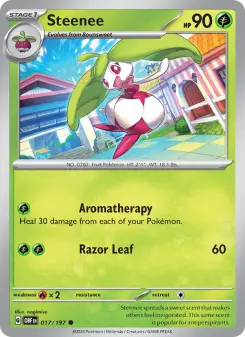 Pokémon-Karte Steenee 017/197