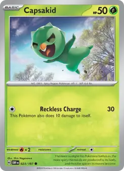 Pokémon-Karte Capsakid 023/197