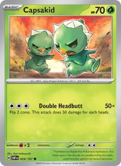 Pokémon-Karte Capsakid 024/197