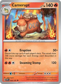 Pokémon-Karte Camerupt 032/197