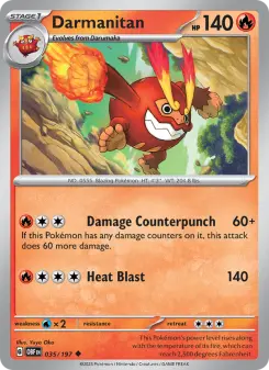 Pokémon-Karte Darmanitan 035/197