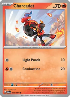 Pokémon-Karte Charcadet 043/197