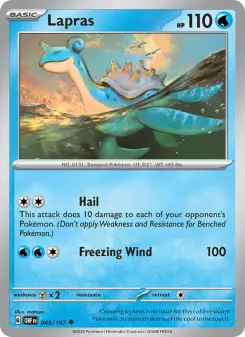 Pokémon-Karte Lapras 045/197